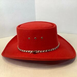 Summit Hat Co Red Western Cowboy Hat Made in Mexico Size 7 or 56